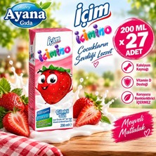 İçim Içimino Çilekli Süt 200 ml x 27 Adet