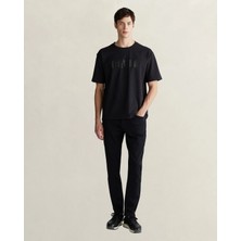 Gant Erkek Siyah Slim Fit Pantolon