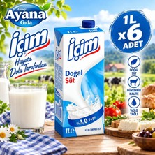 İçim Içim Tam Yağlı Süt 1lt x 6 Adet