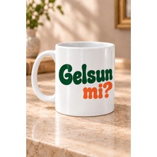 Mor Mürekkep Gelsun Mi? Baskılı Beyaz Kupa