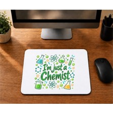Mor Mürekkep Kimyager Temalı Baskılı Mousepad - Kimyagere Hediye Bilgisayar Altlığı