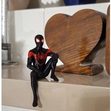 Oktoforge 3D Tasarım Miles Morales Süper Kahraman Oturan Figür (10CM)