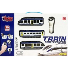 PopŞeker Rc Uzaktan Kumandalı Tren Seti | 3+ Yaş | 39 Parça | 308 cm Raylı Işıklı Oyuncak