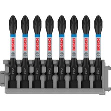 8tlg. Schrauber Bit Set Kreuzschlitz (Impact Control, Ph2 Bits, Länge 50 Mm, Pick And Click)