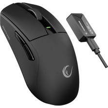 Rampage Zenith Pro Kablosuz Oyun Faresi, Hafif 26.000 Dpı, 2,4 Ghz USB Alıcı, Ergonomik Oyun Faresi, Programlanabilir Düğmeler, Ultra Duyarlı Sensör