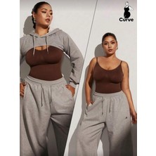Seamless Zıbın Korse Çıtçıtlı Body 2 Beden Incelten Toparlayıcı Push Up Etkili Karın Bel Göbek Sıkılaştırıcı Kadın Body Korse 9051 Kahverengi