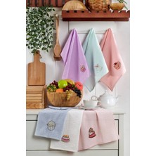 Tabea Home Cupcake  6'lı Mutfak Kurulama Bezi 40X60CM | Mutfak Havlusu | Pamuklu |