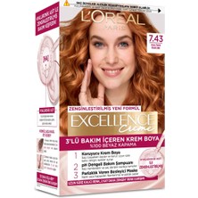 L’oréal Paris Excellence Creme 7.43 Sultan Bakırı Saç Boyası