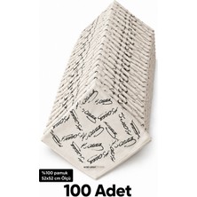 Herşey Nota 100 Adet Atatürk Imzalı Krem Fular 52X52 cm %100 Pamuk Toplu Bandana