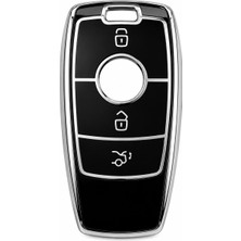 Autohan Keys Smart Anahtar Kılıfı, Fbs4 Tip, 4 Buton, Siyah-Gümüş, 2017-2020 Model Uyumlu, Nano Teknoloji