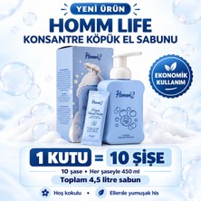 Homm Lıfe Konsantre Köpük El Sabunu 10X15 gr & Şişe Homm