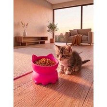 Ulusal Accessories Kedi Mama Kabı (pembe)