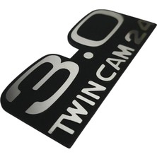 Dreamcar 3.0 Twin Cam 24 Metal Amblem 3,5x8x0,2 cm