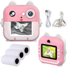 Marvielle Q5 Pembe Çocuk | 24 Mp, Hd Video, Hafıza Kartlı, - Dijital Fotoğraf Makinesi