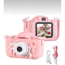 Marvielle Mp3 Çocuk Dijital Fotoğraf Makinesi Video Kamera Çift Kameralı ve Full Hd U - Video Kamera