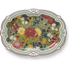 LuckyArt Lucky Art Nivara Melamin Oval Sunum Tabağı 50 cm