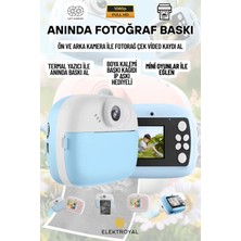 Marvielle Çocuk Kamera Fotoğraf Makinesi Dijital Hd Video Kamera Anlık Termal Resim K - Dijital Fotoğraf Makinesi