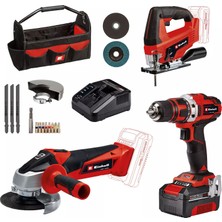 Einhell Expert Te-Tk 18/3 Li Kit (Js+Cd+Ag), Akülü Alet Seti EIN4257241