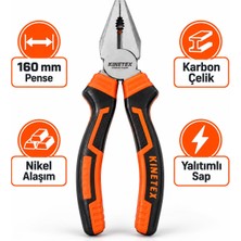 BURADABULDUN 160 mm Kombine Pense Karbon Çelik Nikel Alaşım Yalıtımlı Saplı