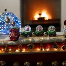 Marvielle Vıl Deluxe Kalite Yılbaşı Treni Seti Sulu Küre Yılbaşı Noel Kar Küreli Tren - Kar Küresi