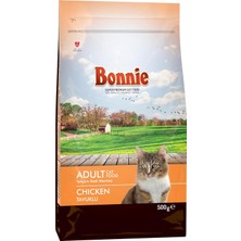 Kawin Bonnie+Plants Bonnie Kuru Kedi Maması, Tavuklu, Yetişkin, 500 G