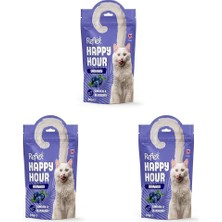 Kawin Ref Lex Happy Hour Üriner Sistem Destekleyici Kedi Ödül Mamasi 60 gr Tekli Paket 3lü Paket