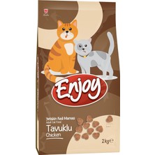 Kawin Enjoy Tavuklu Yetişkin Kedi Maması 2 kg