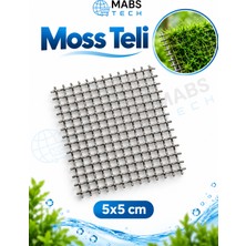 Mabs Tech Akvaryum Dekorasyonu Için Paslanmaz Moss Bitki Teli 5x5 cm (1 Adet)