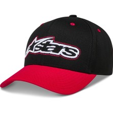 Alpinestars Retro Snapback Şapka Siyah  Kırmızı