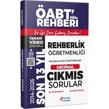 Akm Kitap 2027 Meb Ags Öabt Rehberlik Öğretmenliği Son 13 Yıl Orijinal Video Çözümlü Çıkmış Sorular Dizgi Kitap