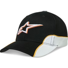 Alpinestars 500 Snapback Şapka Siyah  Beyaz