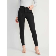 Geenz Manifacture Anastasia Süper Siyah Skinny Solmaz Likralı Jeans Pantolon