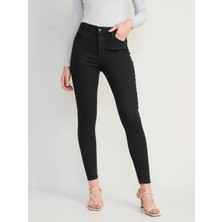 Geenz Manifacture Anastasia Süper Siyah Skinny Solmaz Likralı Jeans Pantolon
