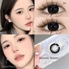 Derma Premium Gözü Büyük Gösteren Siyah Göz Kirpik Lensi