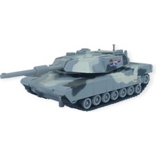 Afrodit AVM Kamuflajlı Askeri Tank Oyuncak - Gerçekçi Detaylı Model Savaş Tankı - Gri - 1 Adet