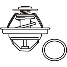 Opel Astra 1986- Termostat 92° TH489892 Vernet