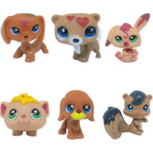 Feifei Pet Star Little 6'lı Sevimli Hayvanlar Figür Seti -3 - 1 Adet