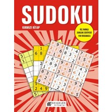 Akılçelen Kitaplar Sudoku Kırmızı Kitap - Üç Farklı Zorluk Seviyesi 159 Bulmaca