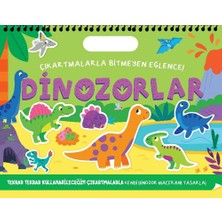 İndigo Çocuk Çıkartmalarla Bitmeyen Eğlence - Dinozorlar