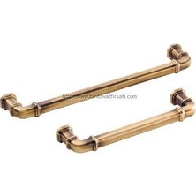 AvantajAl Doğanlar Gusto Olifka Antik Sarı Mobilya Kulp Kulbu 128 mm