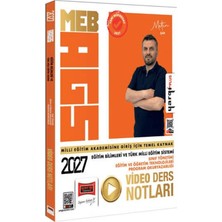 Yargı Yayınevi 2027 Meb-Ags Eğitim Bilimleri ve Türk Milli Eğitim Sistemi Video Ders Notları
