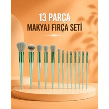 Svoria Store 13 Parça Makyaj Fırça Seti Far Fırçası Allık Fırçası Yumuşak Uçlu