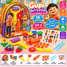 Svoria Store  Sırt Çantalı Gupi Oyun Hamuru Seti 200 gr 18 Parça