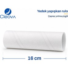 Cleova Tüy Toplama Yedek Rulo 16 cm