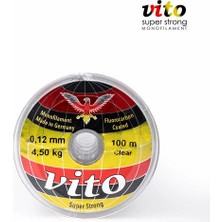 Vito Süper Strong Monoflament Şeffaf Misina 100 Metre 0,12MM