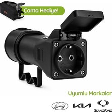 Çıkışlı V2L Adaptör Hyundai Kia Ssangyong Uyumlu Schuko Çıkış 3.6 Kw