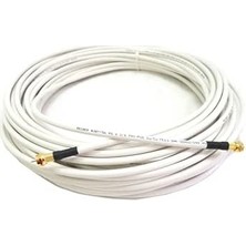 Metre Rg6/u4 Full Hd 3D 4K Anten Tv Çanak Uydu Lnb Kablosu 3mt (F Konnektör Takılı Hazır) 3 mt