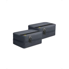Seyahat Paketleme Küpleri/valiz Içi Düzenleyici Çanta Kabin Boy S (2 Adet) Gray - AFA08480