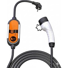 Metre Ev Prizi Taşınabilir Elektrikli Araç Şarj Cihazı - 3.5 Kw - Tip 2