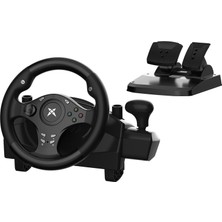 Pc Racing Wheel, Xbox 360 Steering Wheel, 270 Degree Driving Force Sim Gaming Steering Wheel With Responsive Gear And Pedals For Racing Game Pc/ps3/ps4/xbox One/xbox 360/NINTENDO Switch/android